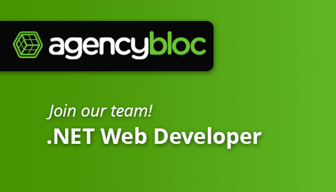 agencybloc's tweet photo. We're looking for a .NET Web Developer to join our team! If you or someone you know is interested in working for a growing, collaborative team, learn more &amp; apply here: https://t.co/qPN3cDaMA6 https://t.co/xBmQBaSDSQ