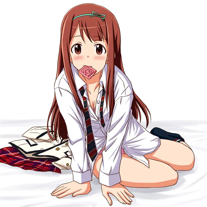 咥えゴム琴葉。
そして今回も特に意味のない眼鏡差分
#田中琴葉 