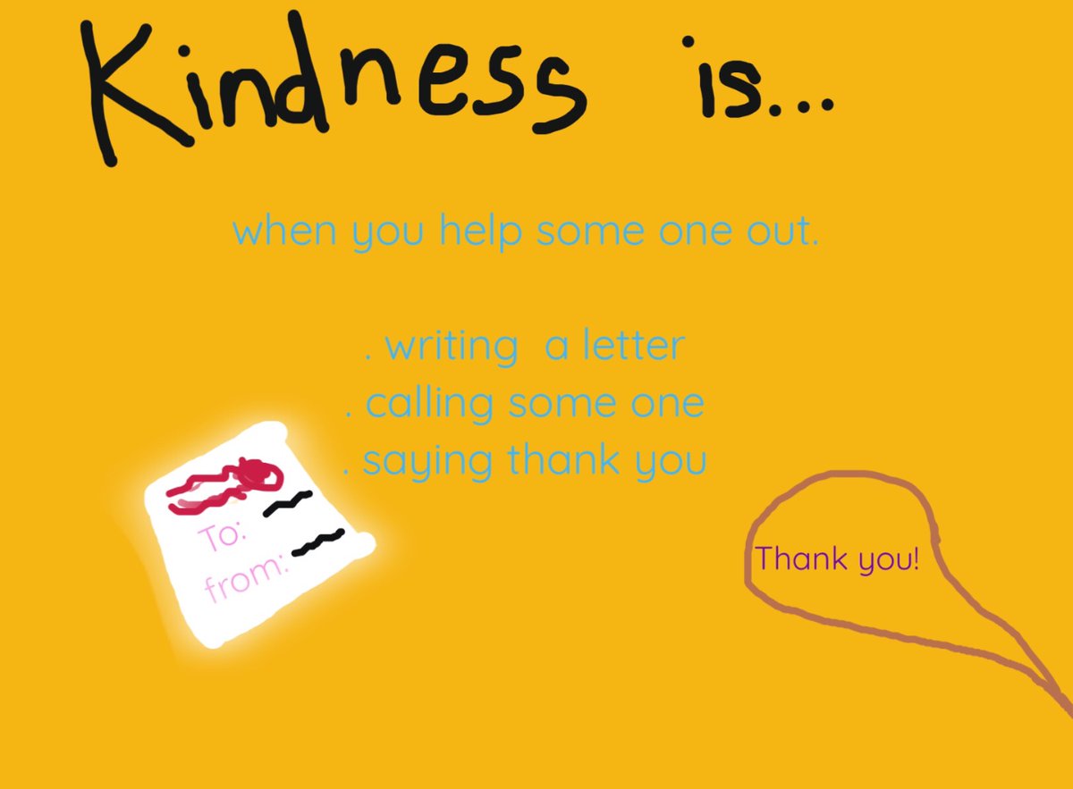 colleen_chick's tweet image. 3rd Graders reflected on the meaning of “kindness” to honor #Stand4Change Day! Artwork inspired by @toddparr   @Costello_Tweets #OneTROY
