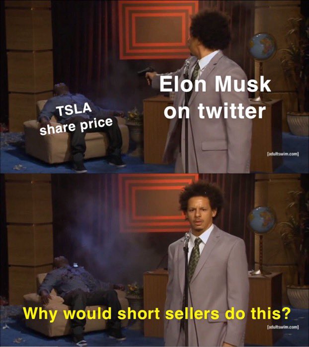 Tesla meme market on fire today