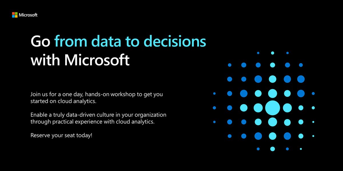 DSIDataExperts's tweet photo. Our FREE 'Analytics in a Day' virtual training is designed to simplify your journey towards using a modern data warehouse. Sign Up Today! 

May 7: https://t.co/9KGWURxEIK
May 19: https://t.co/UdRowyjBcA
June 11: https://t.co/H32liau4z7
June 23: https://t.co/8Ws0Ntq2tR https://t.co/GFBHkYxwgb