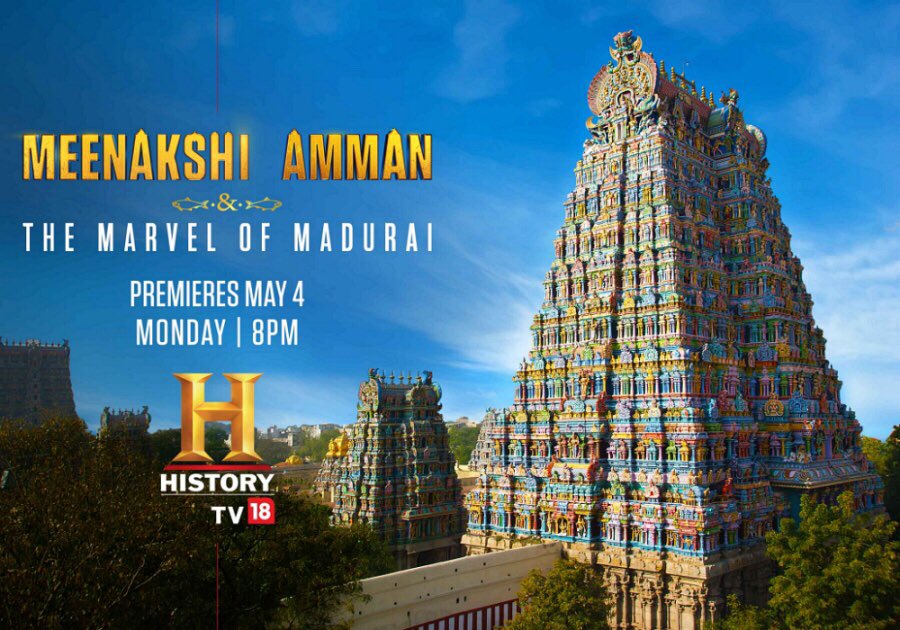 Experience the Chithirai Festival, from the safety of your home, with HistoryTV18’s spectacular new original, ‘Meenakshi Amman & The Marvel of Madurai’ premiering Monday, May 4th at 8 PM on the auspicious day of Thirukalyanam. #marvelofmadurai #meenakshiamman