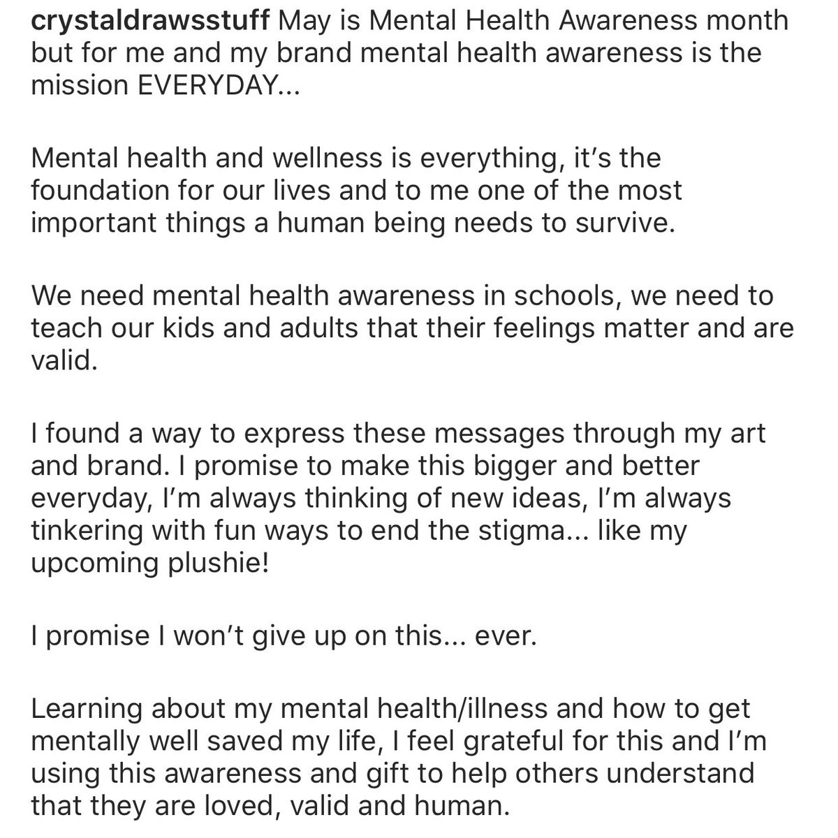 Happy #MentalHealthMonth... it’s my mission to end the stigma with rainbows and I won’t stop ever... 🌈✨