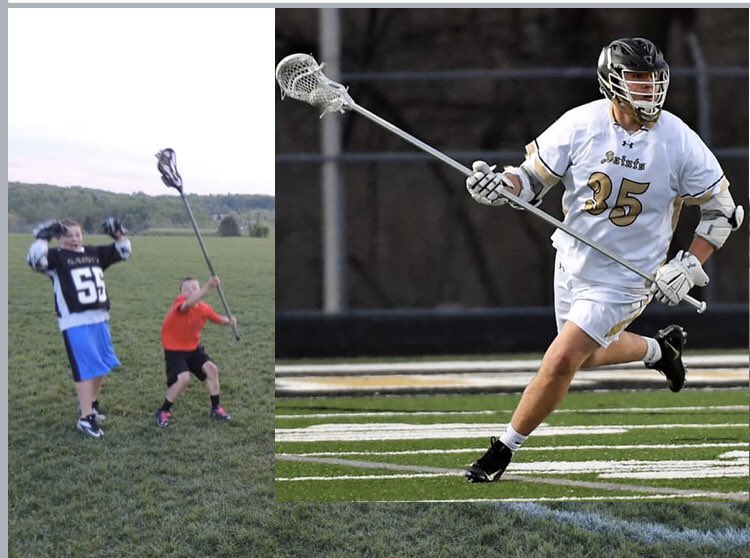 Congratulations to #greatsaint Jase Fowler!  It’s a great day to be a Saint! 🥍  #signingday #tightends #laxbro