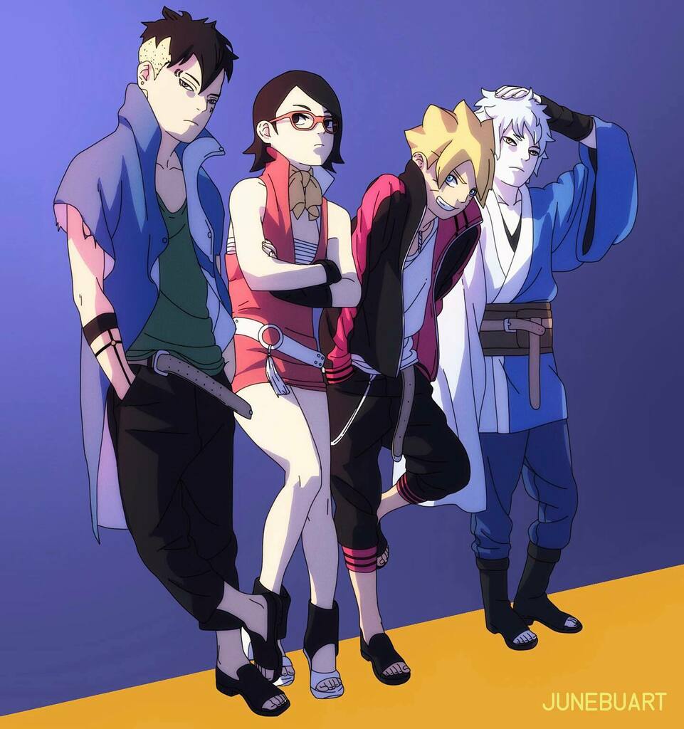 Junebu On Twitter Boruto Manga Volume 11 Cover Colored By Me Dm Me For The Transparent Files Of The Characters Boruto