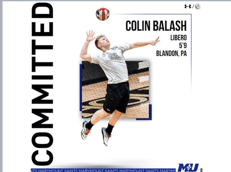 Congratulations to #greatsaint Colin Balash!  It’s a great day to be a Saint! 🏐  #signingday