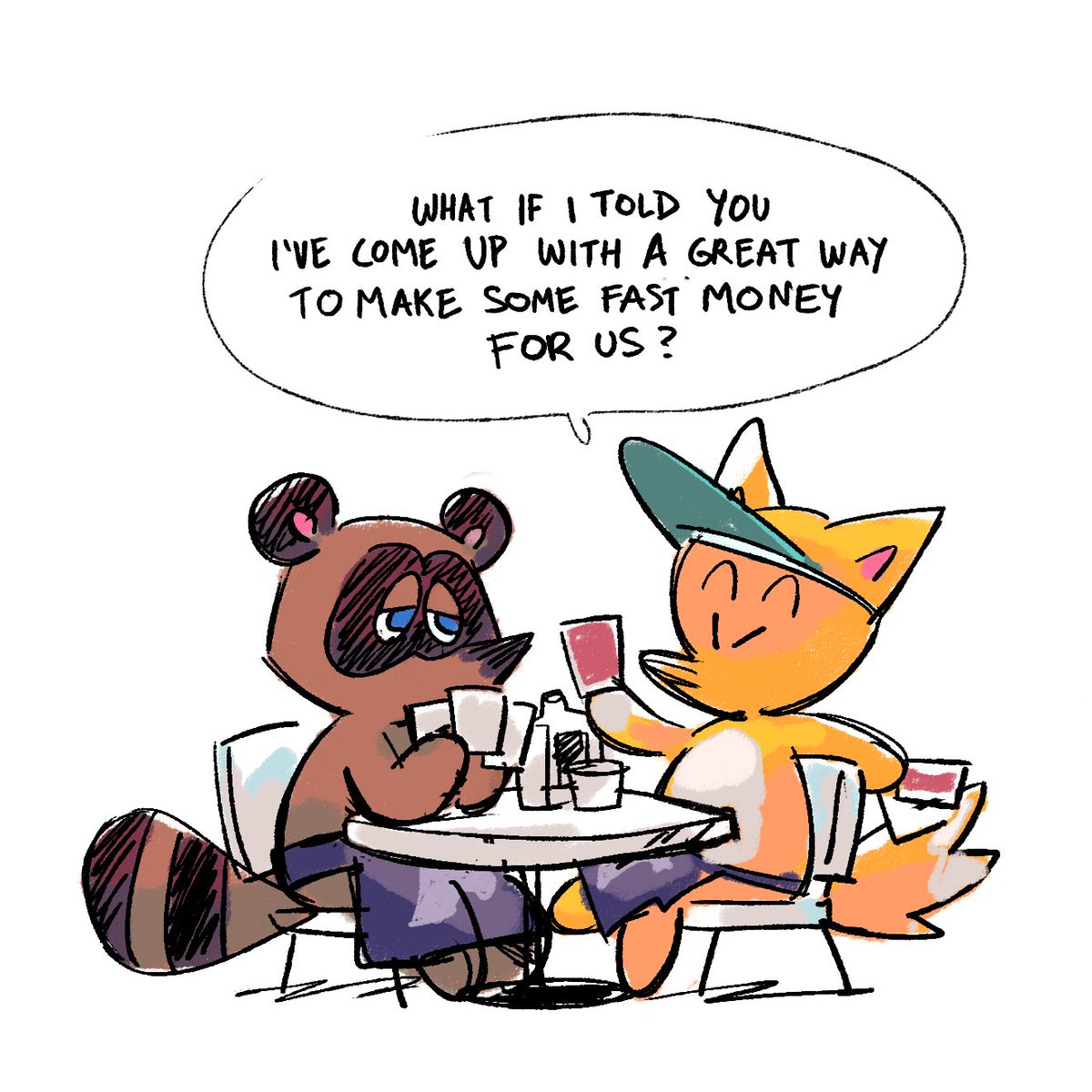 here's your redd/tom nook art.. this is a golden girls quote #acnh 