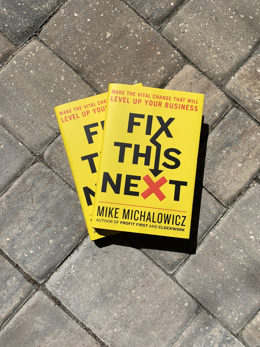 portfoliobooks's tweet image. This book has potential to shift the way business owners manage their business, particularly now. #FixThisNext @MikeMichalowicz