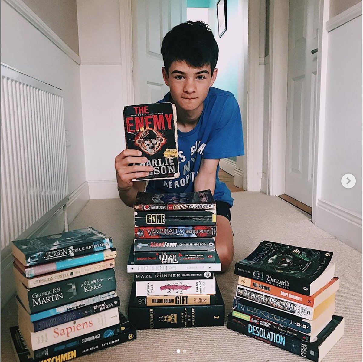 EoinColfer's tweet photo. #ArtemisFowl (aka Ferdia Shaw) has some quarantine reading recommendations. https://t.co/VzbLh4mJvy