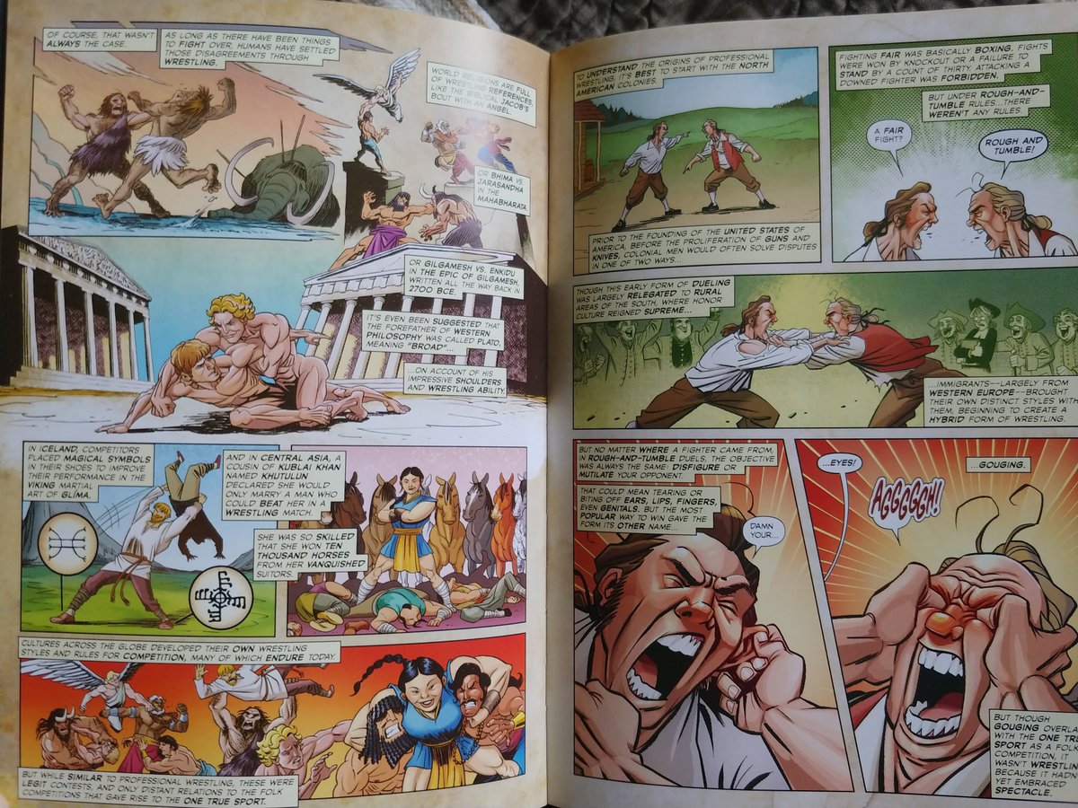 Positively_Eric's tweet photo. How incredible is this? My inner wrestling & comic nerd is so excited to read this, plus the illustrations look incredible!
#comicbooks #prowrestling #tootsmondt #hackenschmidt #thesz #gotch #NWA #AWA #JCP #UWF #AAA #AJPW #TNA #MidSouth #CMLL #NJPW #ECW #ROH #WCW #WWE https://t.co/V9JPAXiwfj