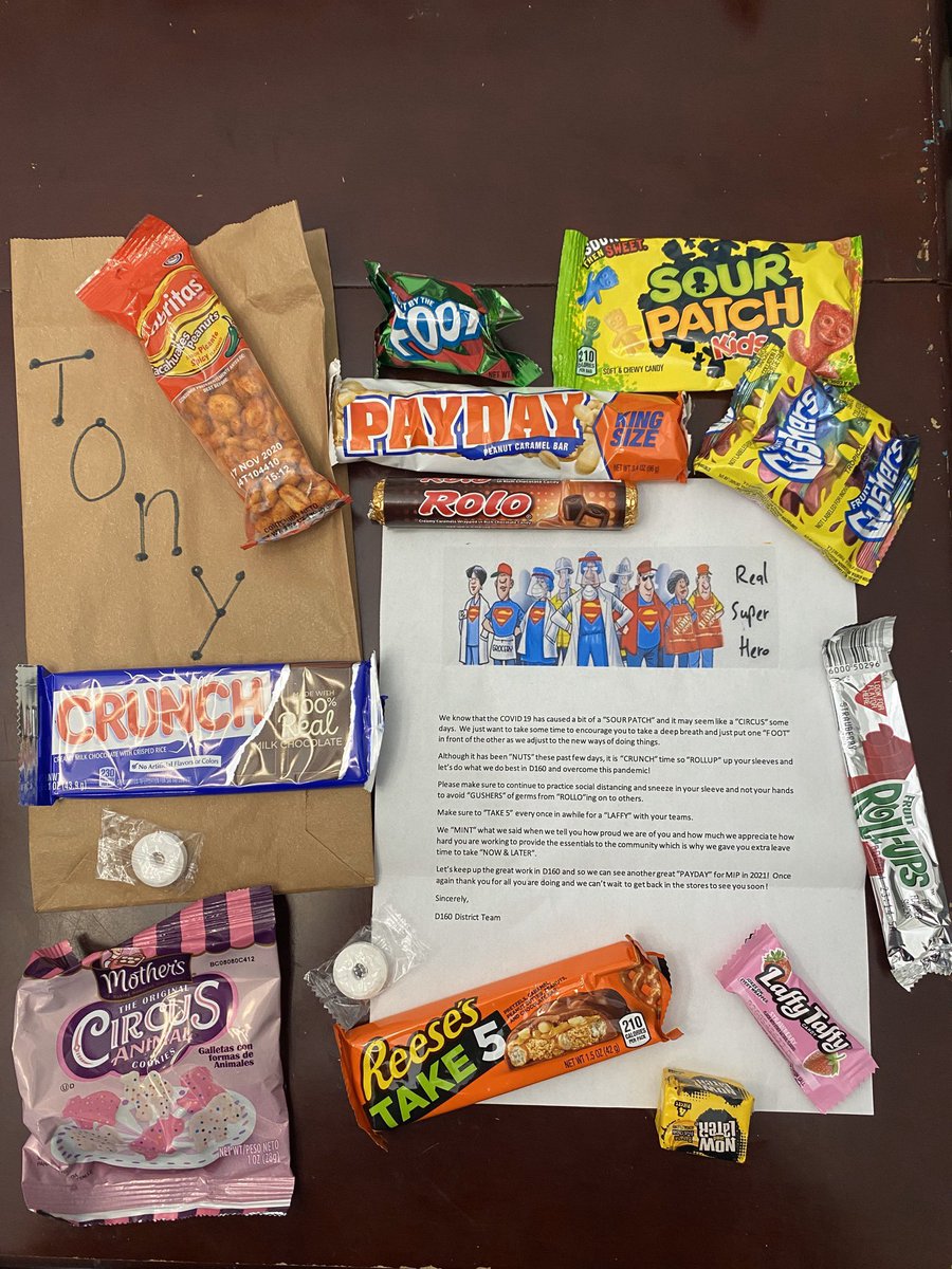 What a nice surprise when I walked into work today. Thank you D160 for this token of appreciation, it really goes a long way! <a href="/THDNina/">Nina</a> <a href="/THDRoxSalinas/">Roxie Salinas</a> <a href="/Fred_asj/">Fred Silva</a> <a href="/Ivan_Quintero_/">Ivan Quintero</a> <a href="/mica_kimberly/">Mica kimberly</a> <a href="/EdnaFernandez11/">Edna  Mercado</a> <a href="/sonnyboy825/">Ciro Cardoza Jr</a>