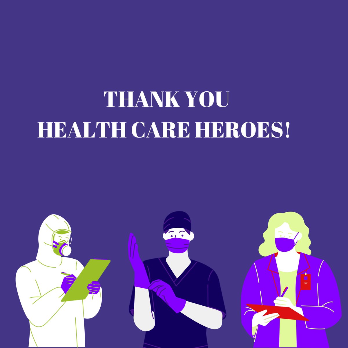 Hope everyone is doing okay staying safe at home its a good day to say 'thank you' to all #healthworkers! 
👏🏻👏🏻👏🏻👏🏻