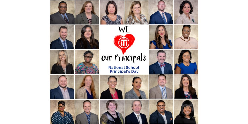 Happy #NationalPrincipalsDay! We are so grateful to all of our campus principals for their unending dedication to our Tyler ISD students and staff!  Thank you, Principals! #WeAreTylerISD #ThankAPrincipal ❤️