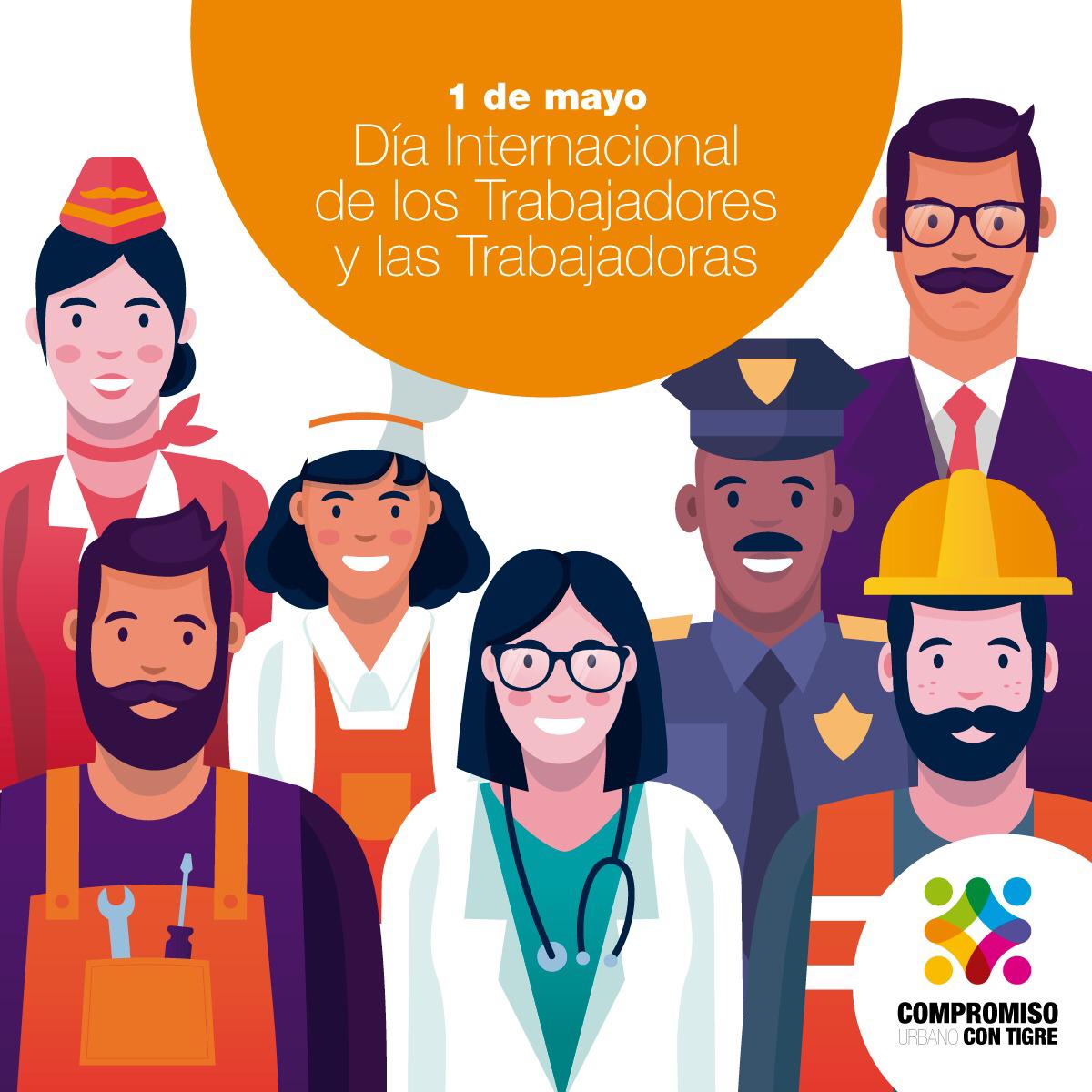 ¡Feliz día a las trabajadoras y trabajadores! Hoy se conmemora la lucha de muchas y muchos trabajadores.
Queremos desearle un muy feliz día a cada trabajadora y trabajador que está en su hogar y también a las y los que tienen que salir para cuidarnos.