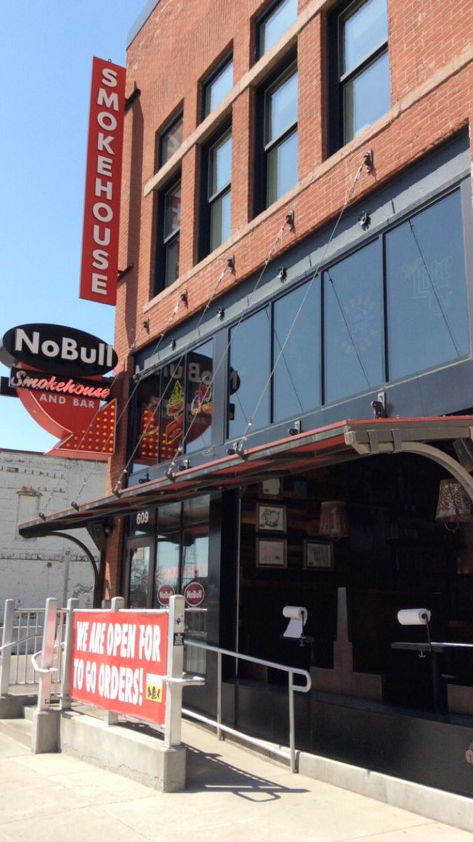 nobullfargo's tweet image. The Garage Door is open!!! NoBull Smokehouse is OPEN!!! Get your BBQ to go or stay and hang out with us here at NoBull! BBQ hours are 11:30am-9pm Monday-Friday! #ilovebbq #supportlocal #pigout #fargomoorhead
