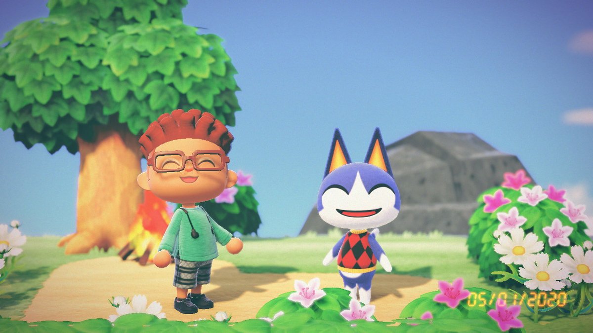 Happy May Day from Rover and Tom Nook!