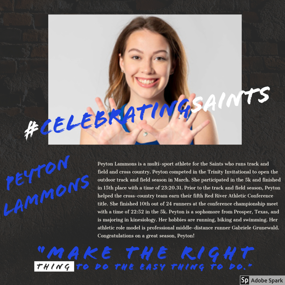 OLLUSaints's tweet photo. #CelebratingSaints: We are honored to highlight our spring athletes who have had their seasons cut short. Help us celebrate the accomplishments of our Saints Athletes of the Day - #OLLUBaseball's Andrew Ogletree and #OLLUTrackandField's Payton Lammons! #BlessedforOurSuccess https://t.co/KTFTDojiEV