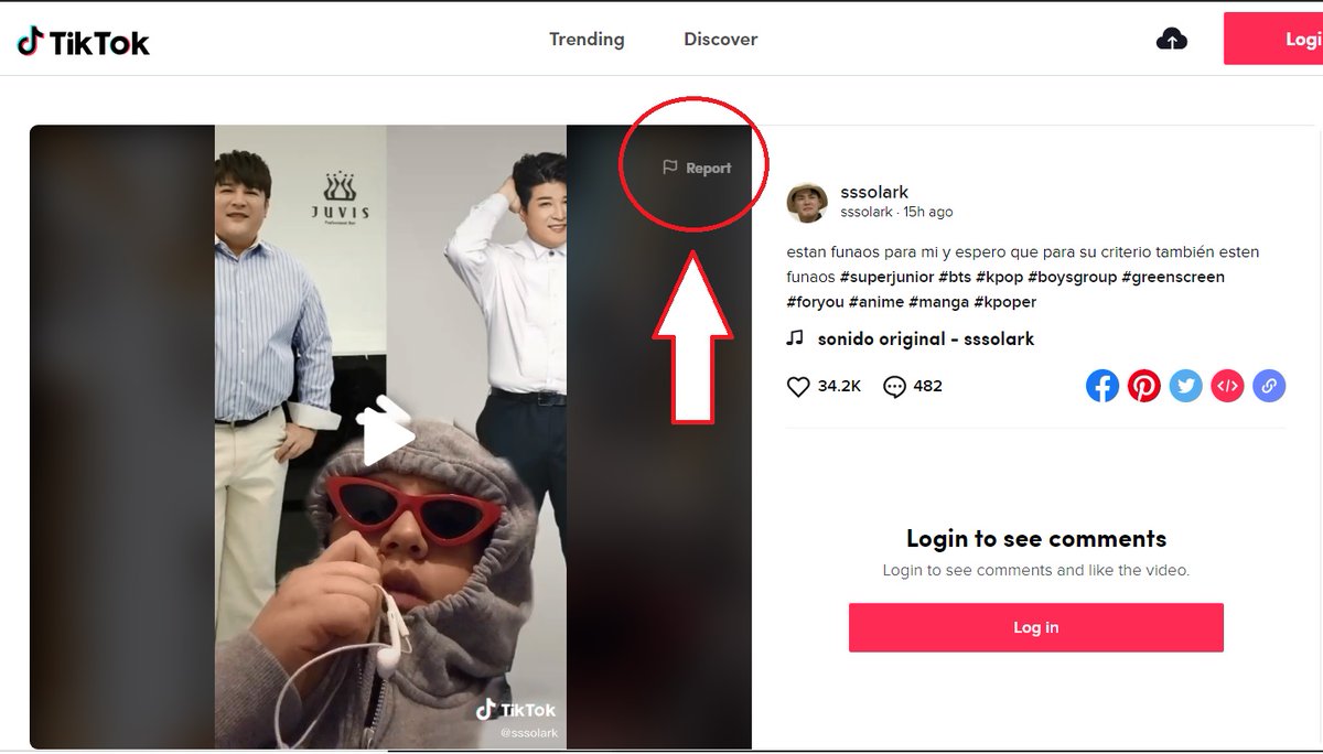 Tiktok login web