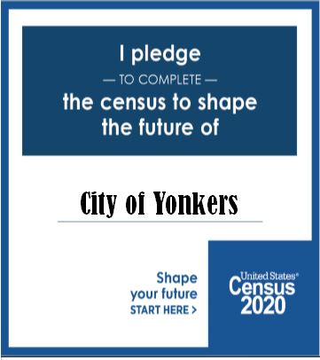 CityofYonkers's tweet photo. Our Census Awareness Weekend (May 1-3) Starts Today, Take the Pledge!
I (your name) pledge to complete the census to shape the future of the City of Yonkers
Visit, https://t.co/VKRobP0dyk
#YonkersCounts #2020Census #YourResponseMatters https://t.co/YeDQlyAm0H