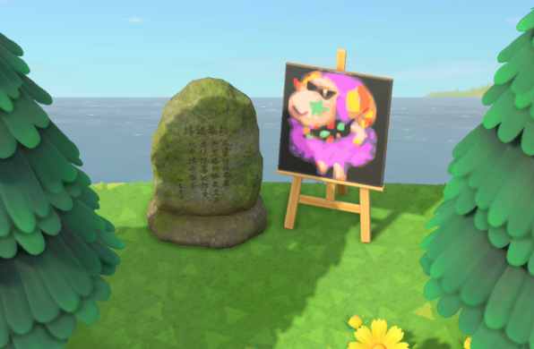 jordizzle's tweet photo. I moved the #Woolio memorial to the top of my island https://t.co/D8RpcoE02r