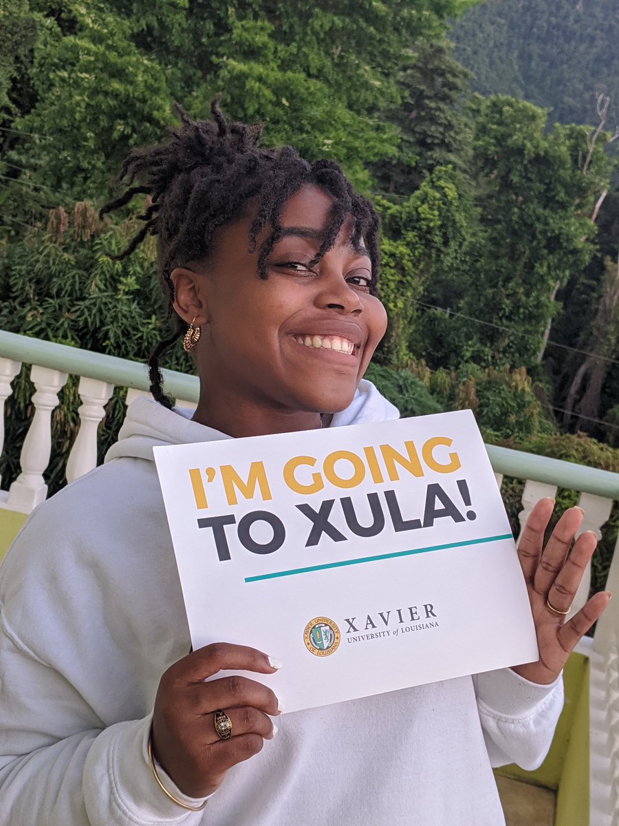 After much thought and prayers, I have finally decided to commit to the prestigious Xavier University of Louisiana😭💛🖤💚
#xula24 
#HBCUBound 
🇩🇲