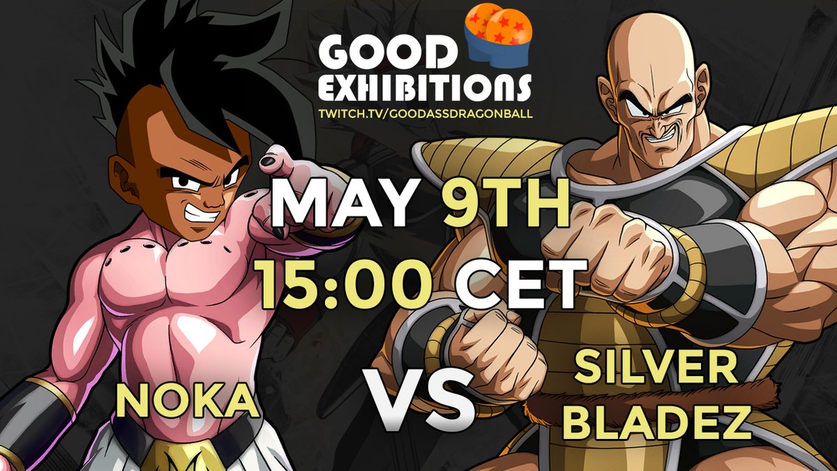 GoodAssDB's tweet image. Announcing the very first Good Ass Exhibitions, featuring @ItsNoka and @SilverBladeZ_ who will be duking it out in a FT5! Tune in the 9th of May twitch.tv/goodassdragonb…

Straight after we'll raid @Yuzu_FlashNo47 for the top 8 of his tournament! 😎