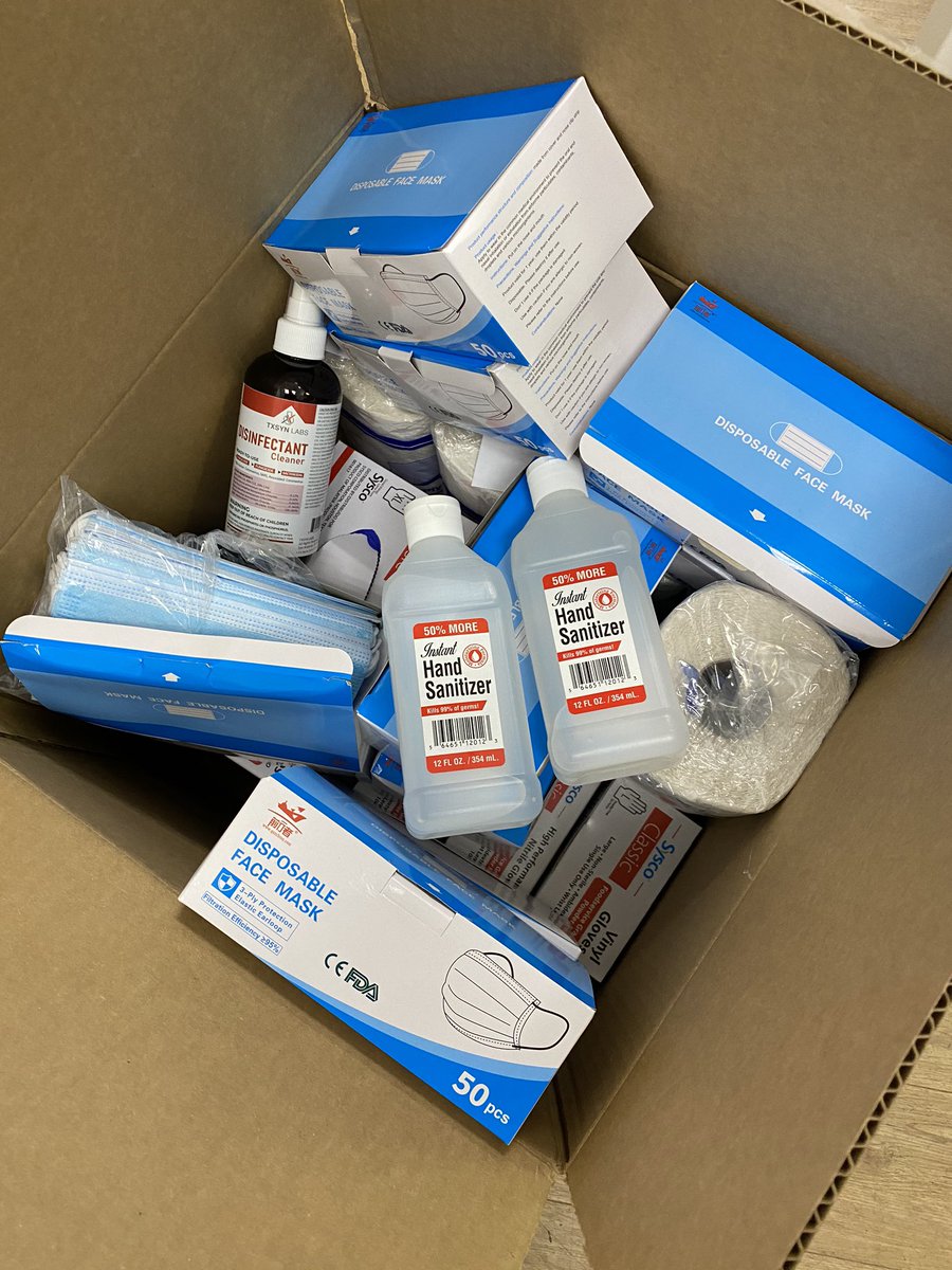 Shoutout to @sprint for the Care Package. Making sure we are stocked up so we can Safely take care of our customers. #OneTeam @JamesLeeWC @TMobile_Ricky @mikesego1123 <a href="/Anthonyf0424/">Anthony Farinola</a> #VerityStrong 💪