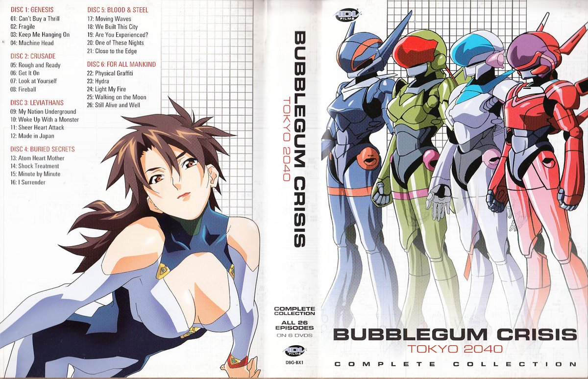 anime bubblegum crisis anime bubblegum crisis