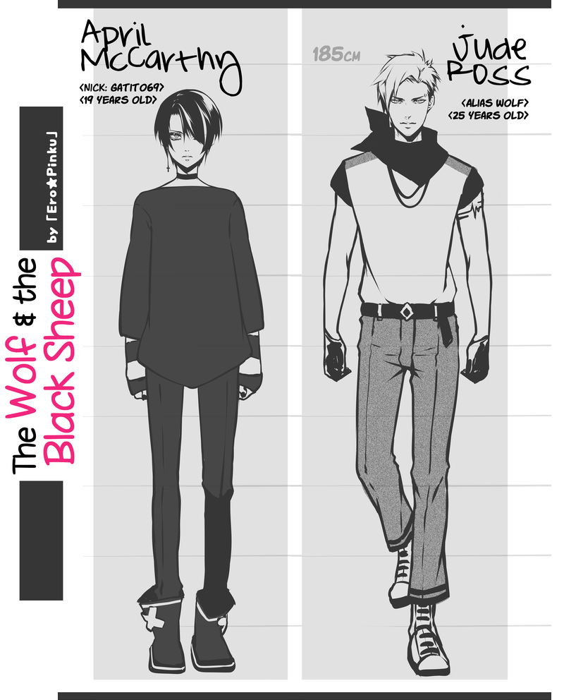 (๑>ᴗ<๑) ❥*blush* It's only a sketch (sorry!) but this is the design of the characters from the webtoon I'm TRYING to do?. I love these guys/// so I'm sad not drawing their story;; If you like them, I would love to do it~('。• ᵕ •。`)??