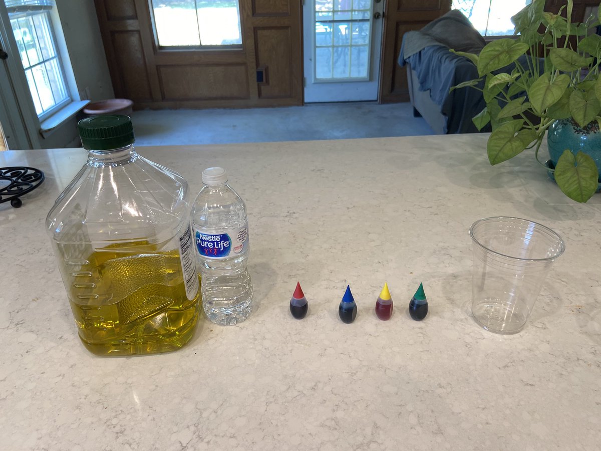 LauraStokes_hhs's tweet photo. #ElevateToExcellence Humble HS life skills students did a great job of engaging in an exciting science experiment called Fireworks in a Jar. It was neat seeing the colors filter through oil and water layers! Thanks friends! @LauraStokes_hhs https://t.co/qy8zoUdSlS
