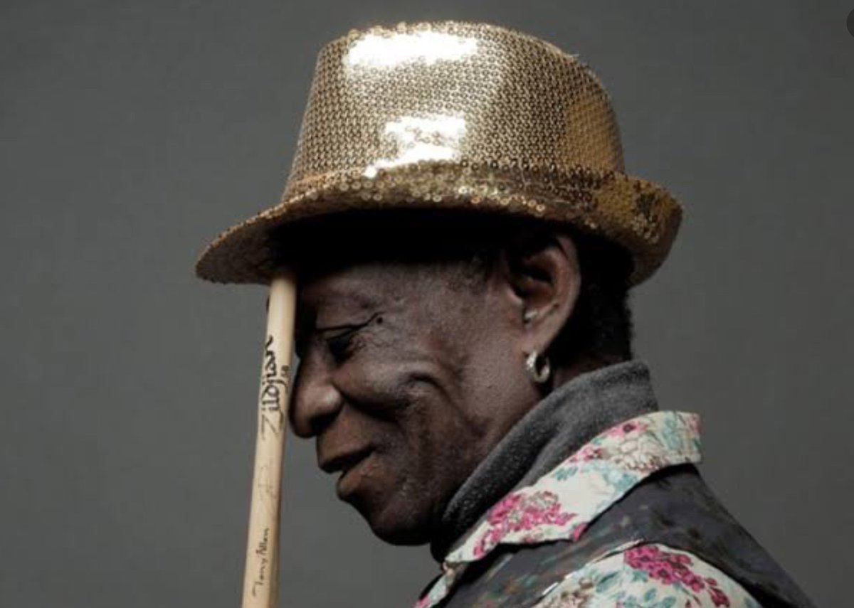 OselokaHObaze's tweet image. In the ‘70s the world considered Buddy Miles and Ginger Baker the best drummers in the world. Then the world  discovered Nigeria’s Tony Allen, who was also Fela’s confidant and sidekick.  As a teenager I was bewitched watching him play in Aba in 1972.