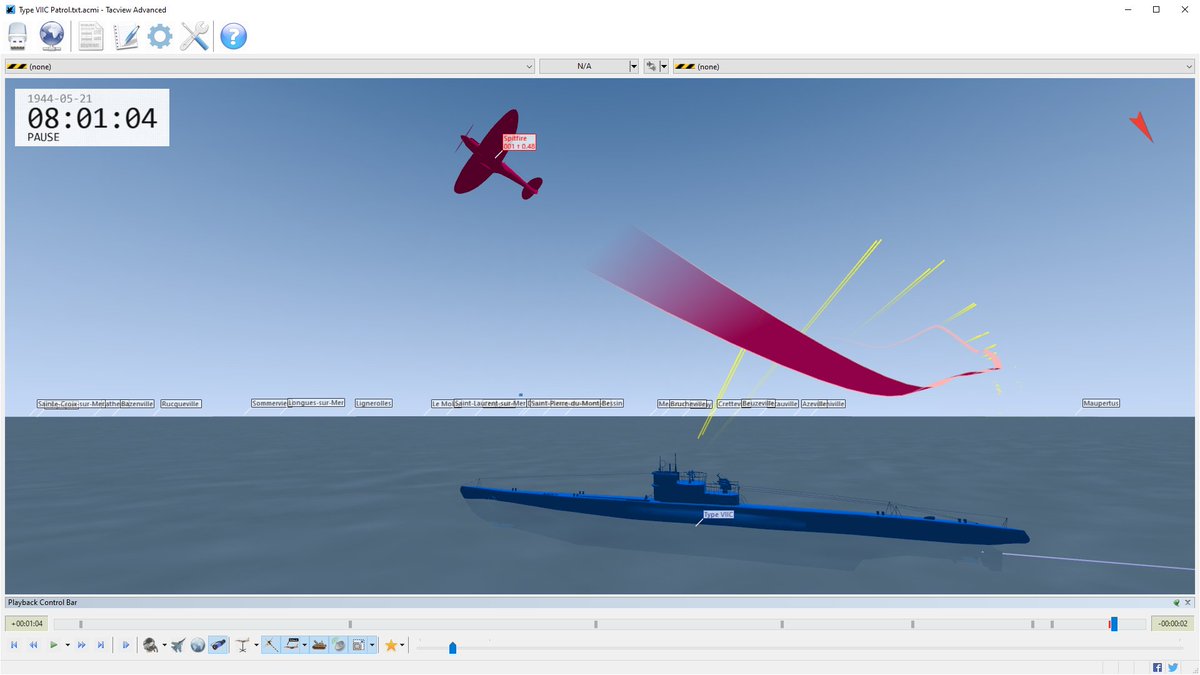 Tacview 1.8.3 has been released.
Numerous improvements, fixes and optimizations have been implemented thanks to the help of the whole community!
