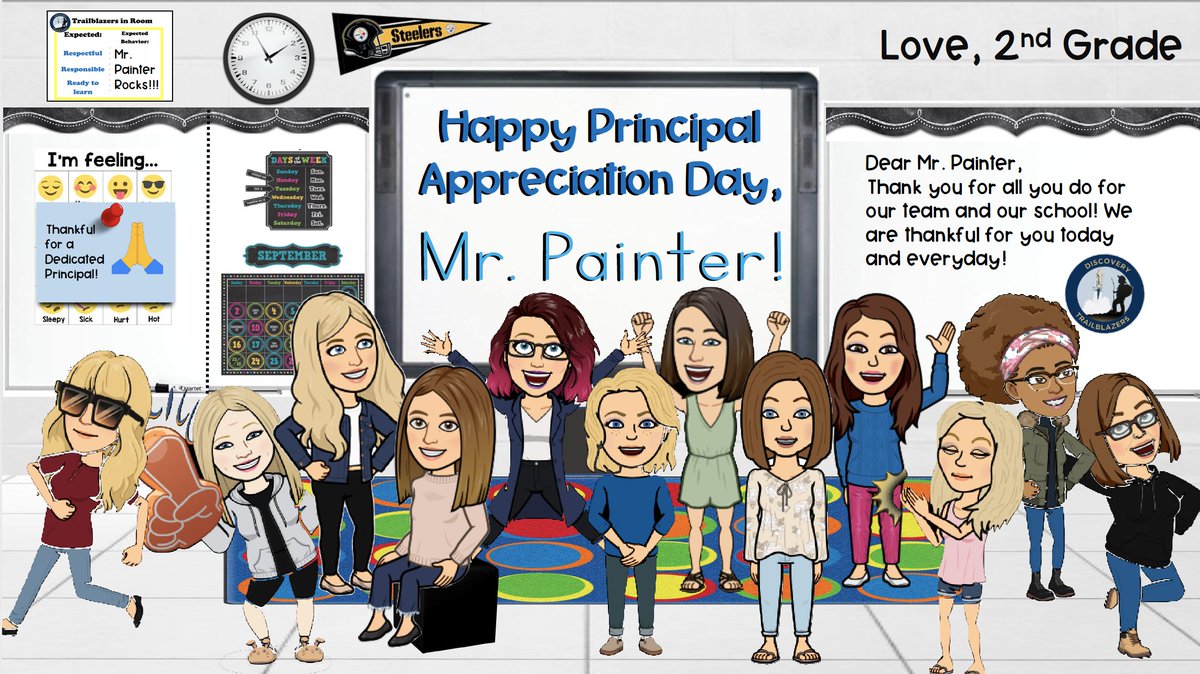 Miss M. Warner (@misswarnerdis) on Twitter photo Happy Principal Appreciation Day, Mr. Painter! Feeling grateful to have such a supportive and inspiring leader at Discovery. We appreciate you today and everyday! 🚀<a href="/Discovery_elem/">Discovery Elem</a> Happy Principal Appreciation Day, Mr. Painter! Feeling grateful to have such a supportive and inspiring leader at Discovery. We appreciate you today and everyday! 🚀<a href="/Discovery_elem/">Discovery Elem</a>