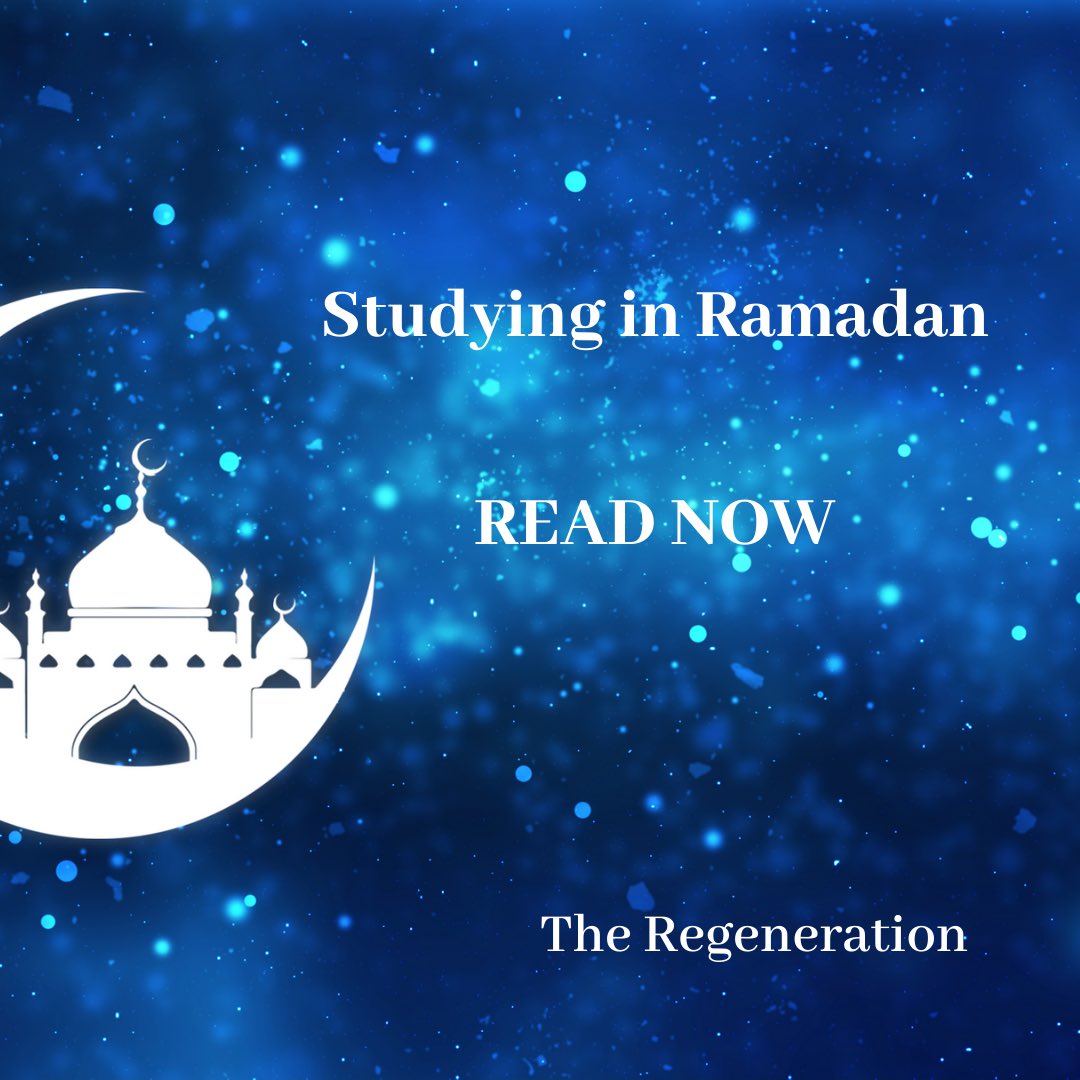 Re__Generation's tweet image. We’ve just relaunched our new website and we’d like to kick off with the post completing assignments and exams in Ramadan! Hope it helps! ☺️

theregenerationsite.co.uk/revising-and-c…