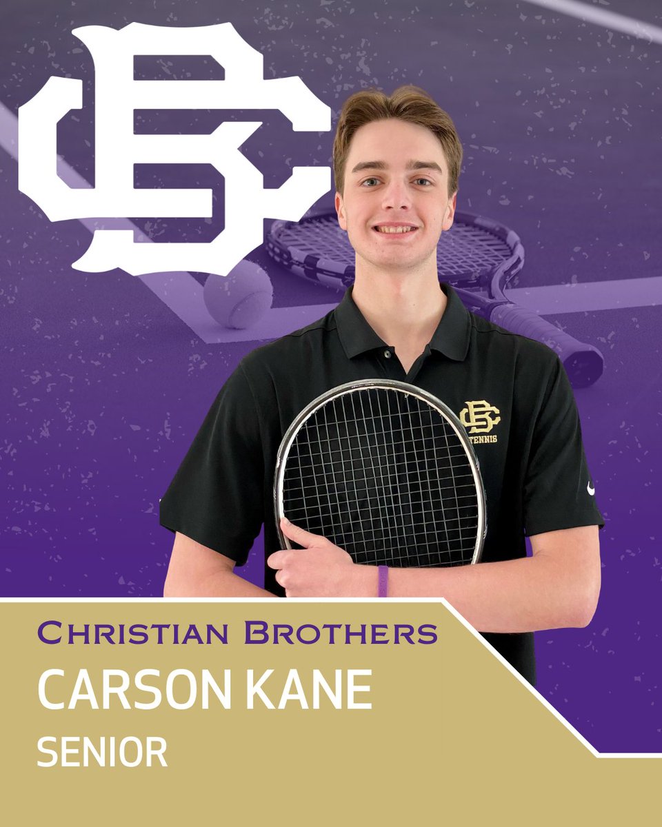 CBHSAthletics's tweet photo. We're highlighting our Senior Athletes who've left their mark despite missing out on their final season of play at CBHS. You are proof why we are #BrothersStrong.

Next up, @cbhs_tennis Senior Carson Kane! #BrothersBoys2020 https://t.co/9ficsu9MVw