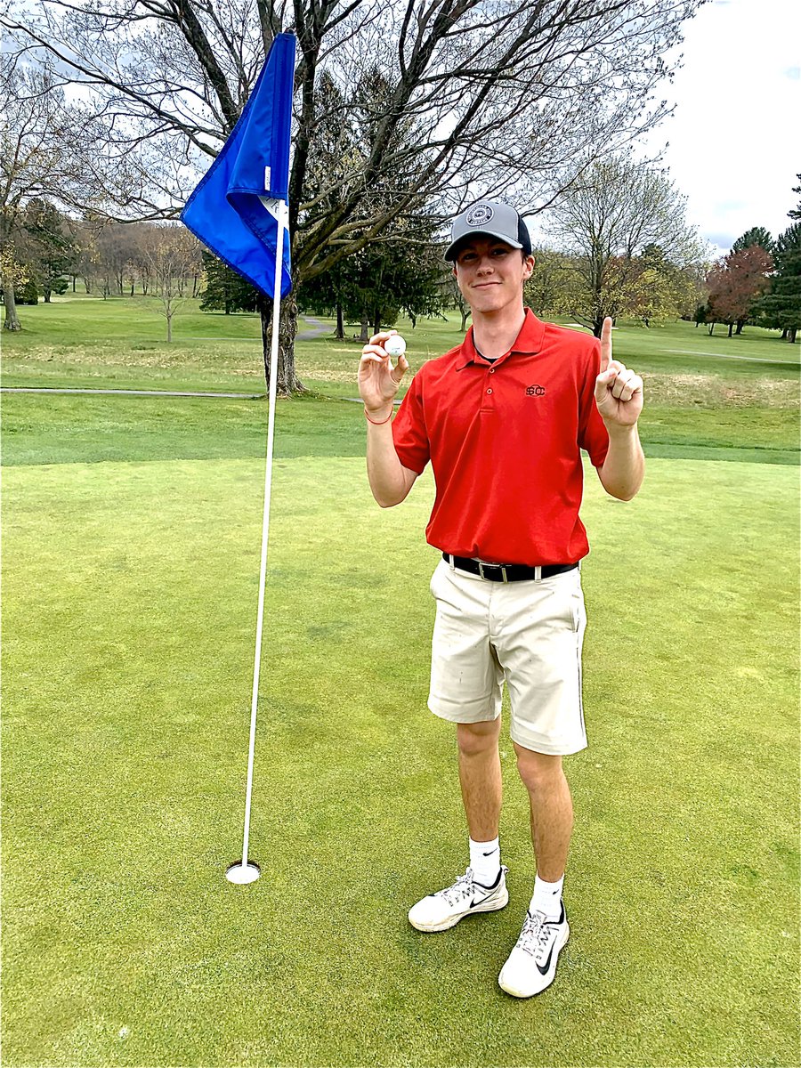 Third career hole in one for <a href="/Buccigross_22/">Jack Buccigross</a>. 172 yard 8 iron on the 15th hole to move to 4 under. First at <a href="/ERCCGolf/">Ellington Ridge CC</a>. Nice little 32-36-68 for the <a href="/IUPgolf/">IUP Men's Golf</a> Hawk. I aced this hole back in 2006 also with an 8 iron from 172. #FatherSonAsOne