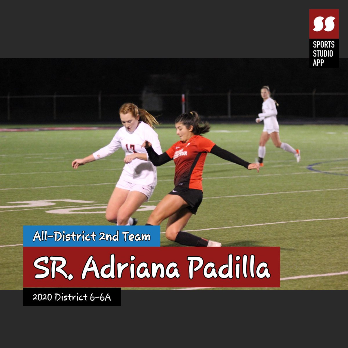 MAC SOC: Congratulations to SR. Adriana Padilla for making All-District 2nd Team. #hardworkpaysoff