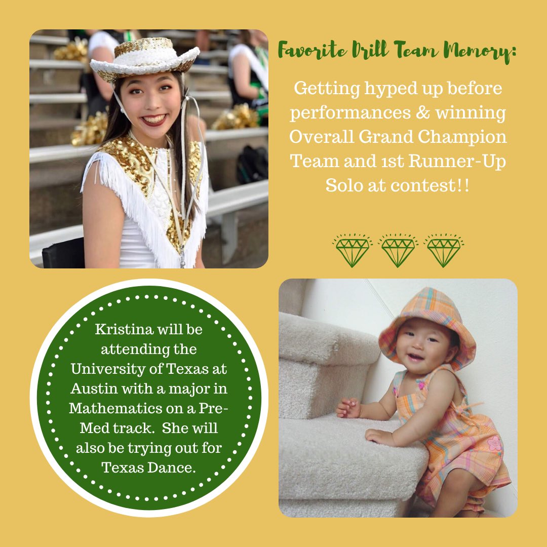 Our final Senior Spotlight is Captain Kristina Fan! Kristina was an original line member and officer for our team- she leads humbly and dances like a swan. We are sure going to miss our amazing Kristina! #sEEnior #LTBetterTogether #Classof2020