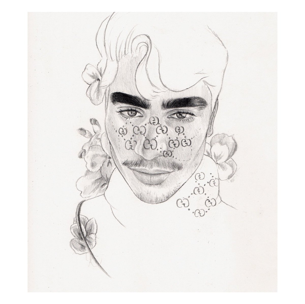 s_rvn_'s tweet photo. Gucci portraits, crayon sur papier 👐🏼 https://t.co/oETKaPCTgM