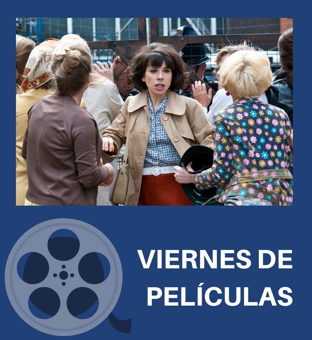 FACIUNIBecas's tweet photo. Continuamos celebrando el #DiaDelTrabajador recomendando para este viernes #MadeInDagenham (2010), dirigida por #NigelCole y protagonizada por #RitaOGrady como #SallyHawkins. https://t.co/moFr9l4GdS
