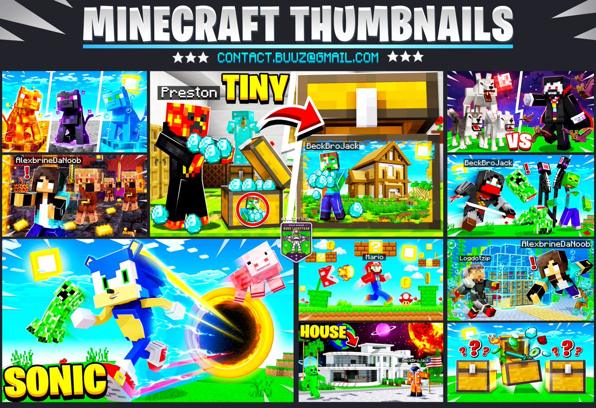 BuuzOfficial's tweet image. 🔥MINECRAFT  THUMBNAILS 🔥

⛈️OPEN FOR COMMISSION (DM) 📩

LIKES &amp;amp; RETWEETS ARE WELCOME! 🔁 + ♥️
