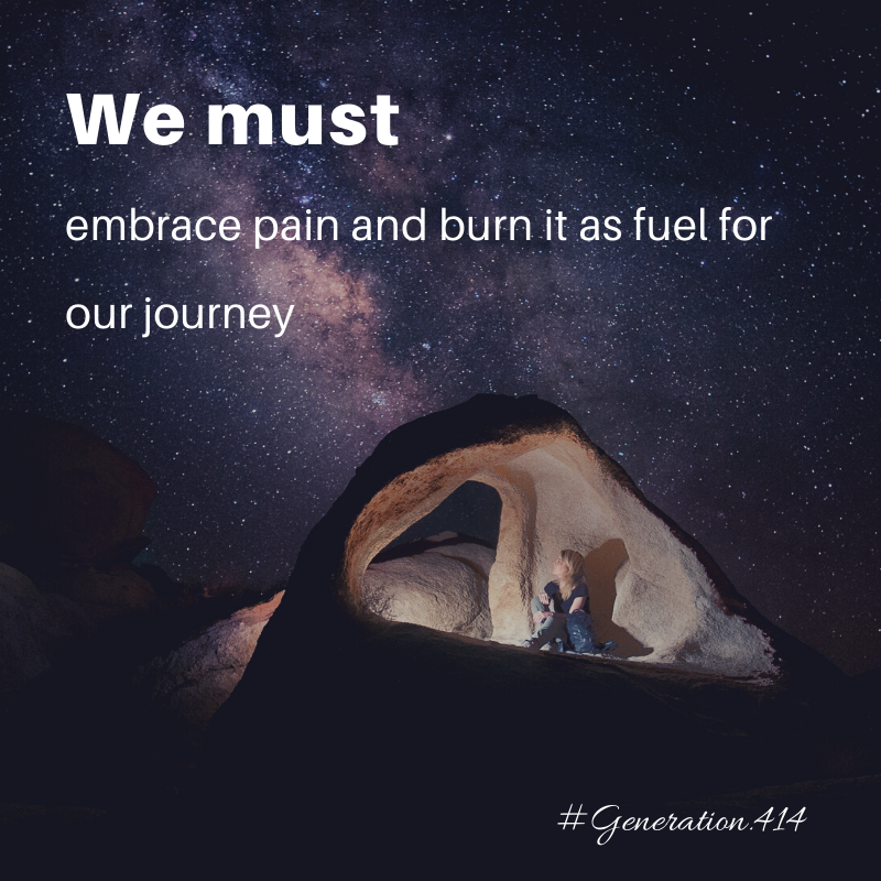 Generation414's tweet photo. We must embrace pain and burn it as fuel for our journey.

#Generation414 #BeTheChange #BelieveinYourself #Covid19 #CoronaVirus #EveryLifeMatters #InspirationalQuotes #MotivationalQuotes #StayHome #StaySafe https://t.co/S2x7OCyXIP