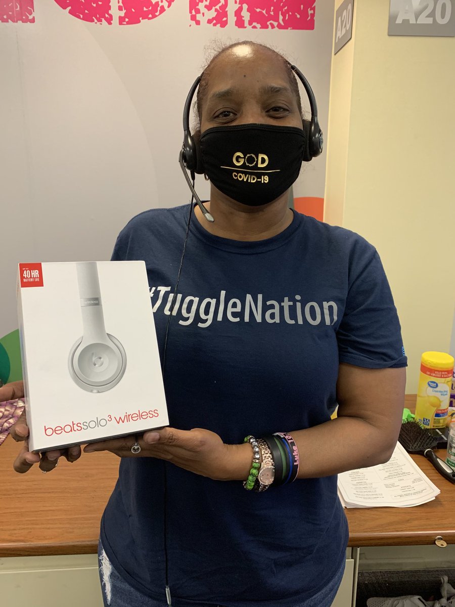 Tracy won the Beats raffle!!!  Keep selling Unlimited Elite and HBO!!!!