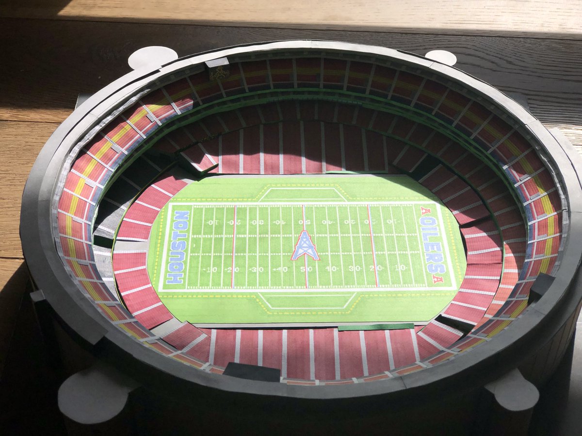 Paper Stadium #10The Iconic Astrodome.My first dome, first football/baseball stadium... as well as some other conversions Full YouTube video: