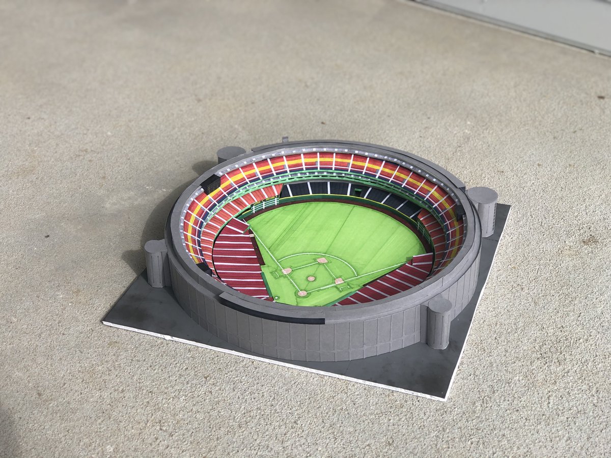 Paper Stadium #10The Iconic Astrodome.My first dome, first football/baseball stadium... as well as some other conversions Full YouTube video:
