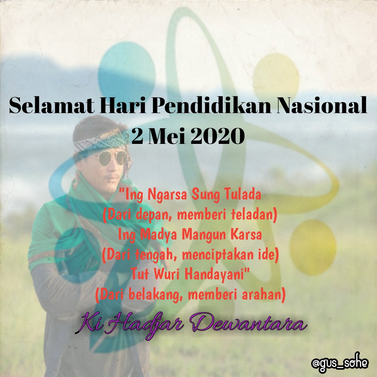 SELAMAT HARI PENDIDIKAN NASIONAL

#Hardiknas
#GusSohe 
#2mei