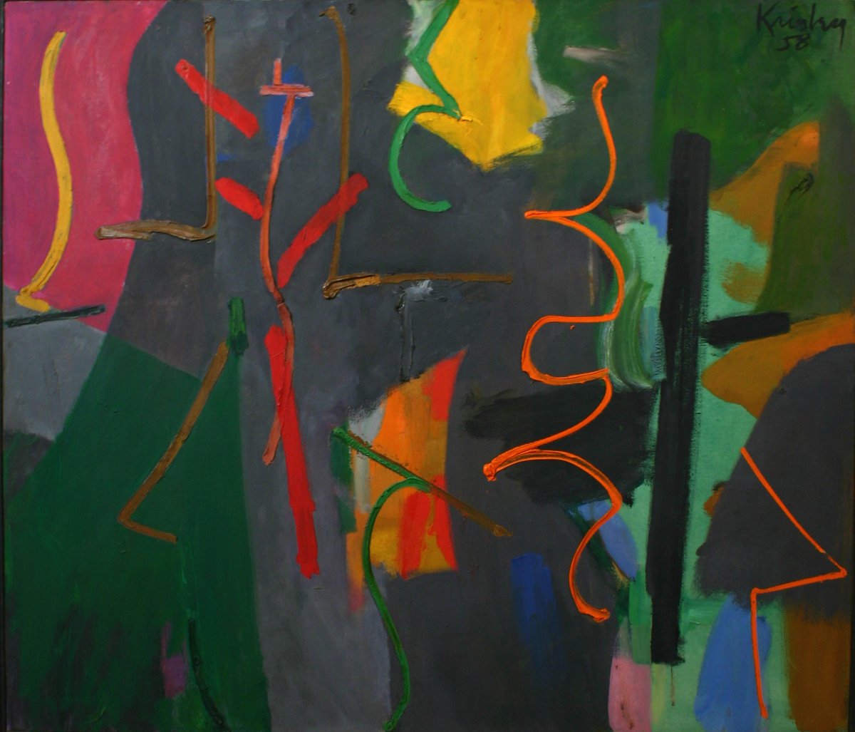 DePaulArtMuseum's tweet photo. We love a game of #MuseumTelephone — thanks for organizing and brightening up our feeds, @UChicagoArts ☎️💐 Here is "Plants" (1958) by #IrvingKriesberg from the #DPAMCollection. You're up next, @msubroad! https://t.co/afsg3gNkvQ