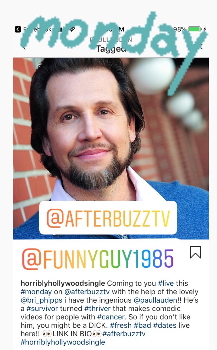 PaulLauden's tweet photo. Let’s Chat! @HorriblySingle @AdamCarr85 @afterbuzztv  see you Monday!!! @CSurfingStudios Good Times! https://t.co/xlSTWQJMzu