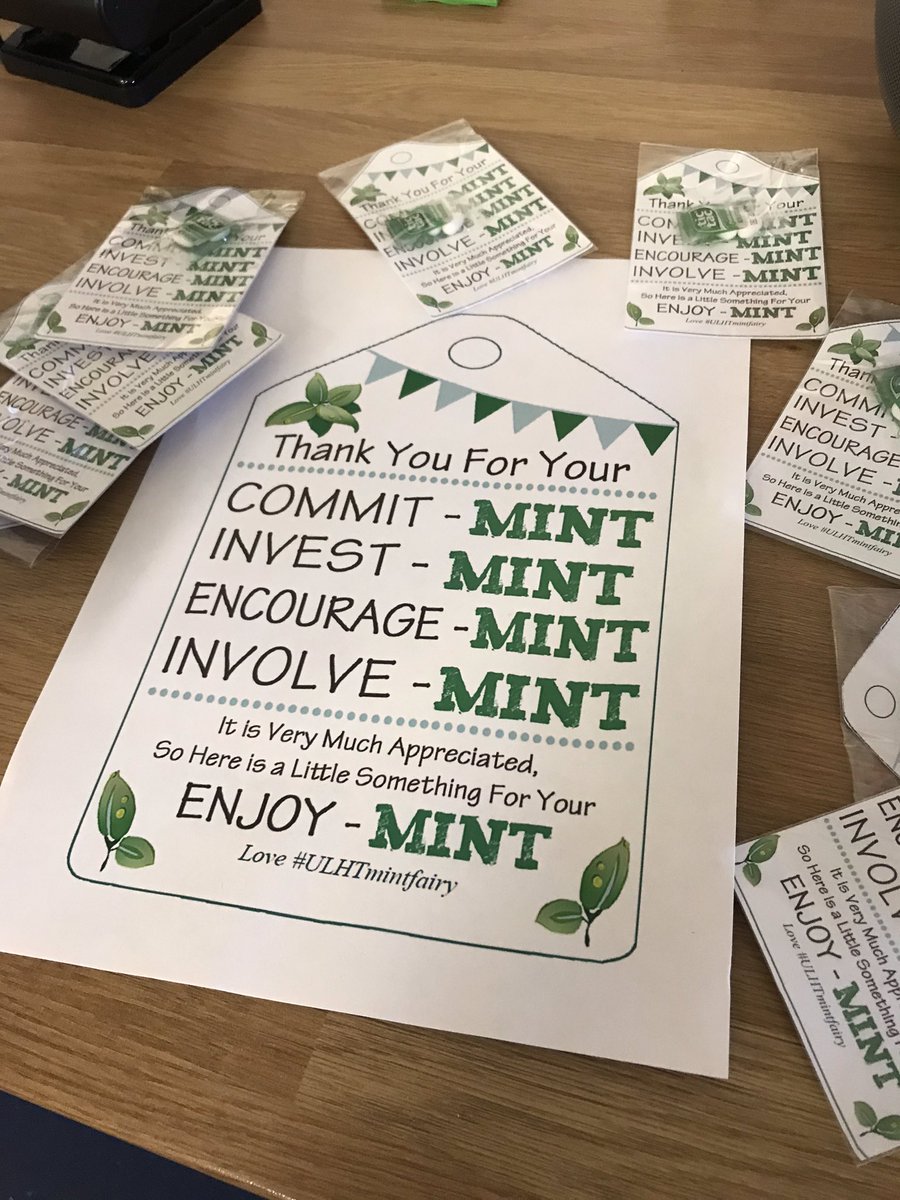 Thank you Mint Fairy lovely to open this today <a href="/ULHT_News/">NHS United Lincs</a> <a href="/ULHTMedicine/">ULHT Team Medicine</a>