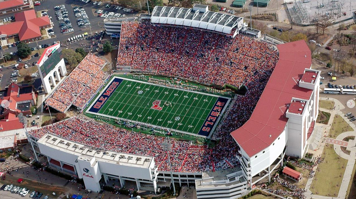 Am making a jump from ACC football stadiums to SEC football stadiums with the latest numbers:Seating capacity at Vaught–Hemingway Stadium at Hollingsworth Field for the University of Mississippi (Ole Miss): 64,038Deaths due to  #coronavirus in the US: 64,324 per Johns Hopkins